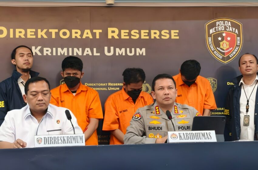  Polisi Tangkap Pelaku Curanmor Bersenjata yang Menembak Warga di Palmerah