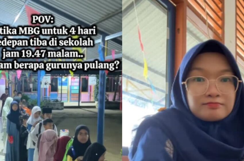  Skandal Paket MBG Palembang: Bocah SD Rela Menunggu hingga Jam 8 Malam Demi Makan, Guru Pulang Larut Sambil Menangis