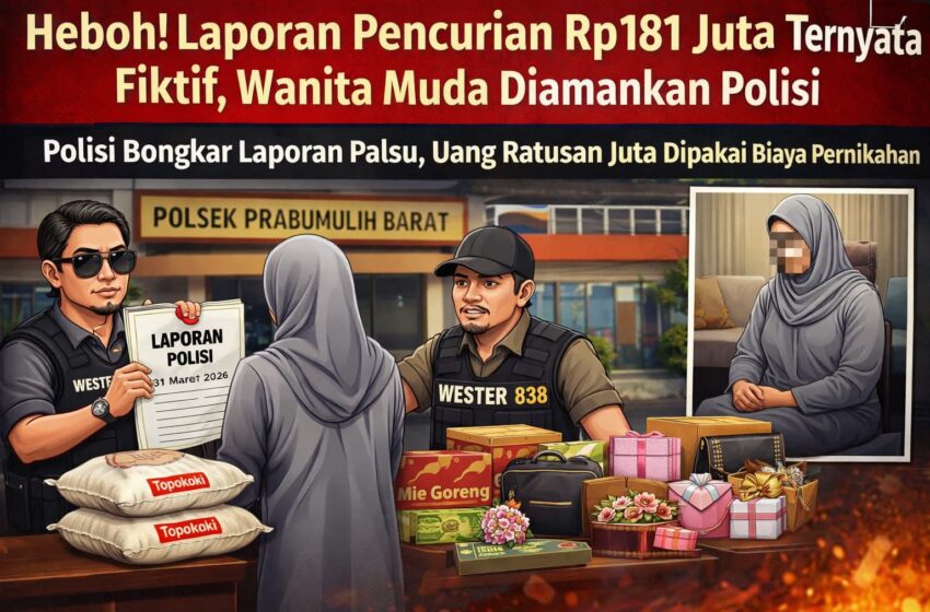  Laporan Pencurian Fiktif Terkuak, Wanita Ini Akui Uang Habis untuk Wedding Dream