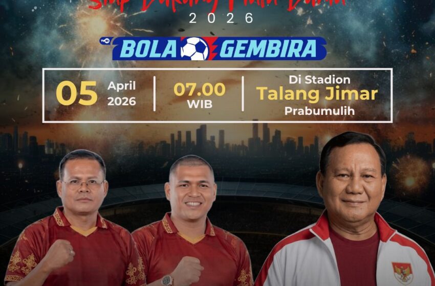 Nobar Kick Off Piala Dunia dari Stadion Prabumulih Bersama Wako dan Wawako