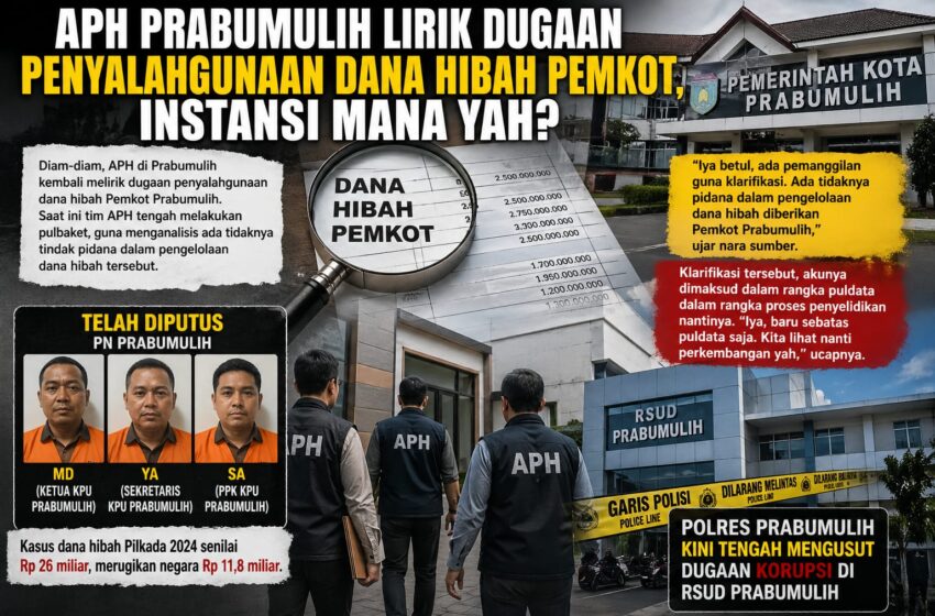  APH Kembali Lirik Dana Hibah Pemkot, Sejumlah Kasus Besar Sudah Terkuak di Prabumulih