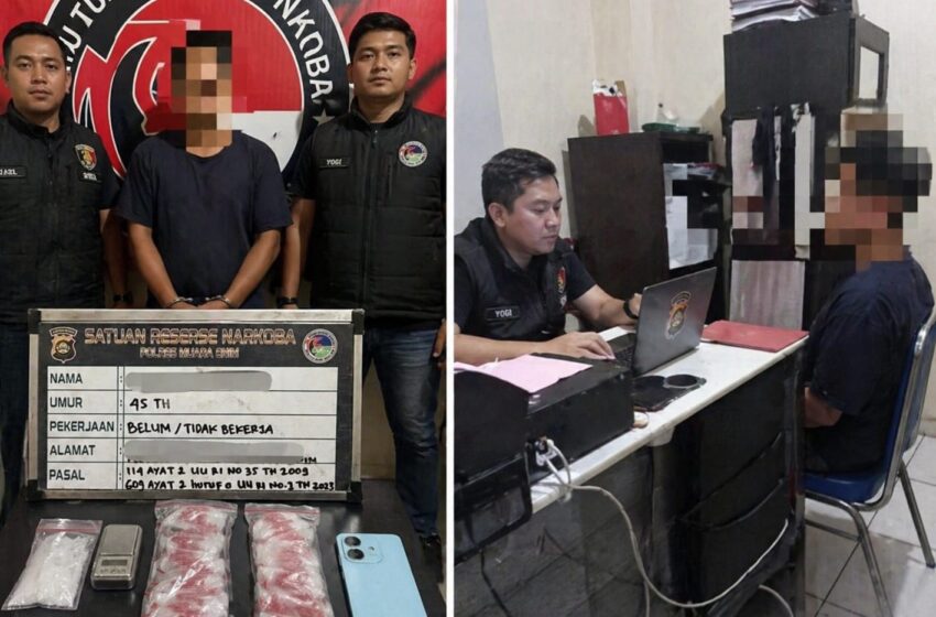  Polisi Tegaskan Perang Tanpa Kompromi terhadap Narkoba, Rangka Pengedar Sabu Belimbing