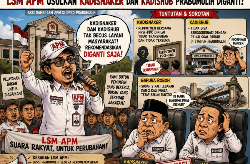  Dinilai Tak Becus Layani Masyarakat, LSM APM Usulkan Kadisnaker dan Kadishub Prabumulih Diganti