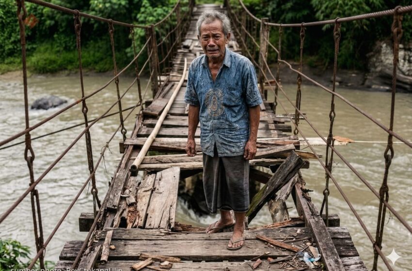  JERITAN DARI JURANG 8 METER! Jembatan Maut Cibodas Sukabumi Makan Korban: Satu Keluarga Nyaris Merenggang Nyawa, Di Mana Pemerintah?!