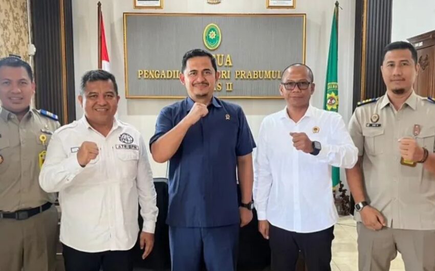  Disambut Ketua PN Sugiri, Kepala Kantah Prabumulih Pertegas Komitmen Sinergitas