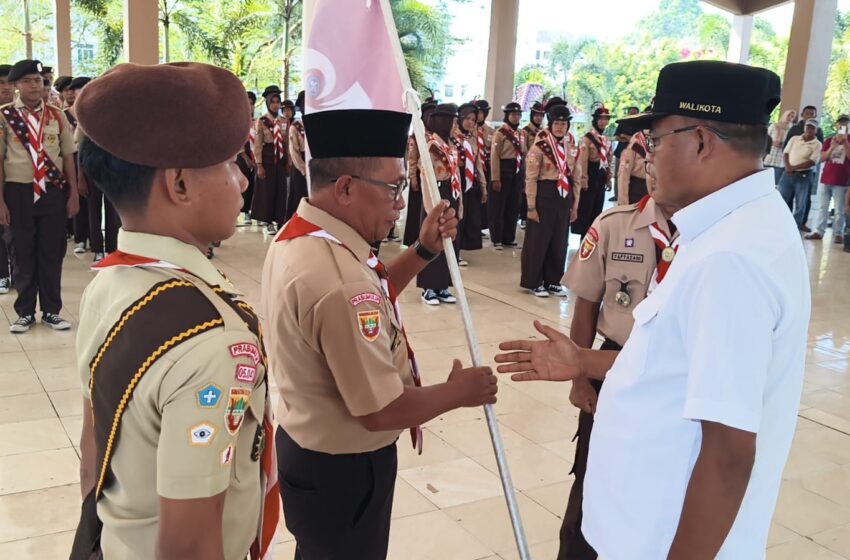  Menuju Jamda IX Sumsel, 118 Pramuka Terbaik Prabumulih Resmi Diberangkatkan