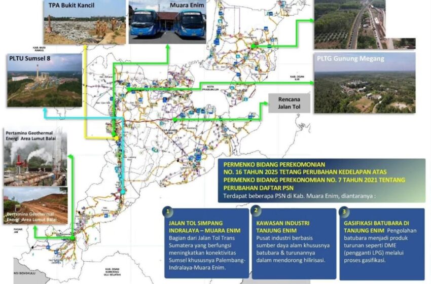  Menata Ruang, Tol, Industri dan Hilirisasi Masuk RTRW, Edison Siapkan Era Baru Muara Enim Masa Depan: Edison Siapkan Muara Enim Menuju 2046
