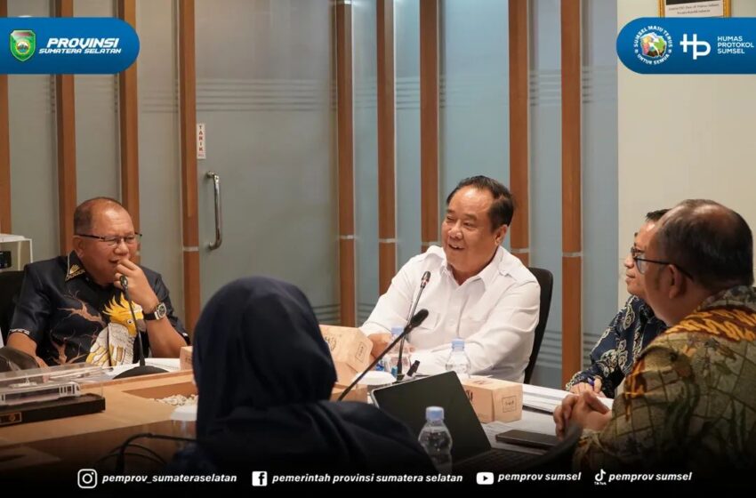  Pemprov Sumsel Perkuat Sinergi dengan Kemenhub, Wagub Cik Ujang Dorong Percepatan Pembangunan Perkeretaapian