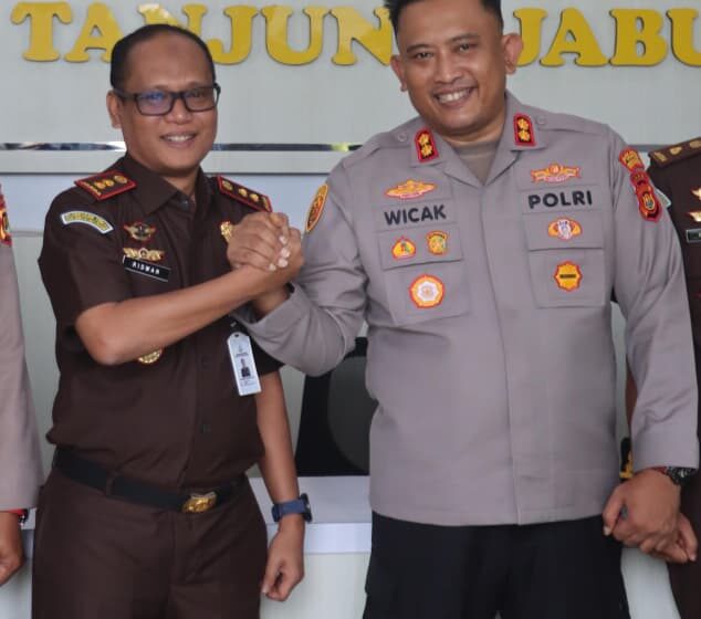  Kapolres Tanjab Barat Perkuat Sinergi Penegakan Hukum Lewat Silaturahmi ke Kejari