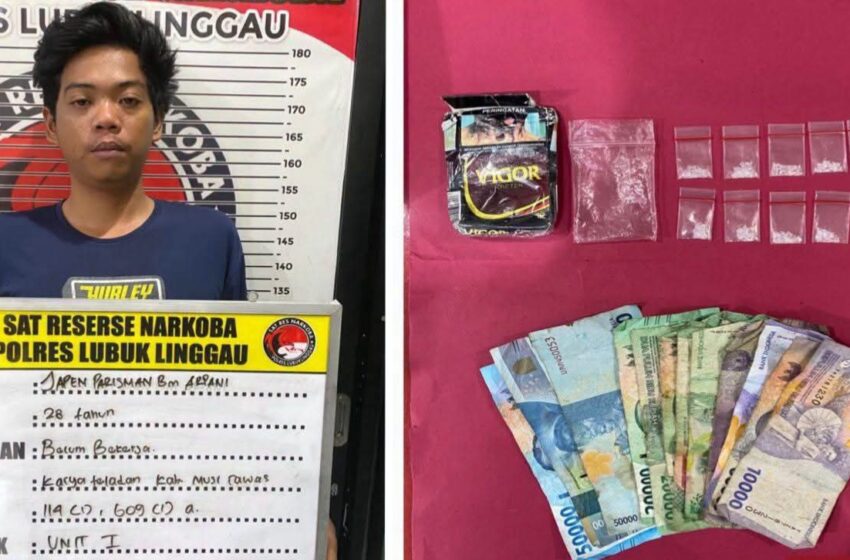  Pengedar dan Pengguna Sabu Diciduk di Rumah Kontrakan, Polres Lubuk Linggau Sita 14 Paket Narkoba