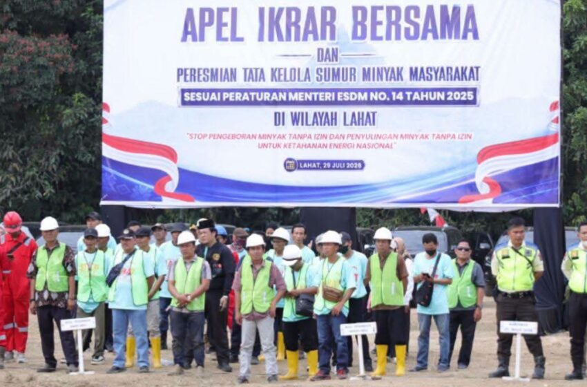  Era Baru Sumur Minyak Rakyat Dimulai, Polda Sumsel Kawal Transformasi Legal Drilling