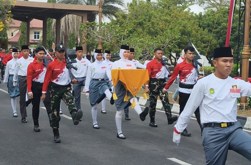  Kompak dan Disiplin, Paskibraka Prabumulih Siap Kibarkan Merah Putih