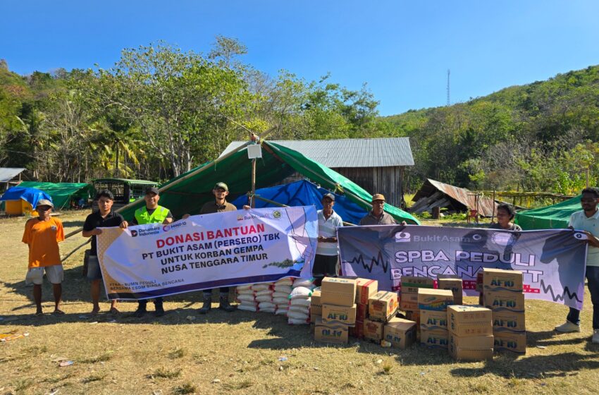 PTBA Hadir untuk Warga Terdampak Bencana NTT, Bantuan Disalurkan ke Sejumlah Posko