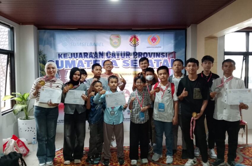  PALI Borong 9 Medali di Kejurprov Catur Sumsel 2026, Masuk 4 Besar