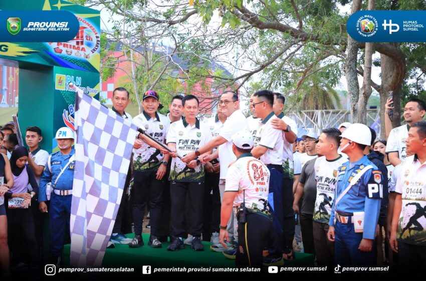  Semarak Minggu Pagi di JSC, Sekda Sumsel Lepas Ratusan Peserta Fun Run 5K