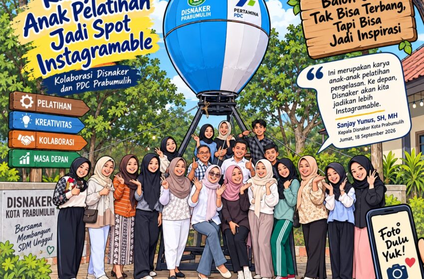  Dari Bengkel Pelatihan ke Spot Foto, Karya Pengelasan Disnaker Prabumulih Curi Perhatian