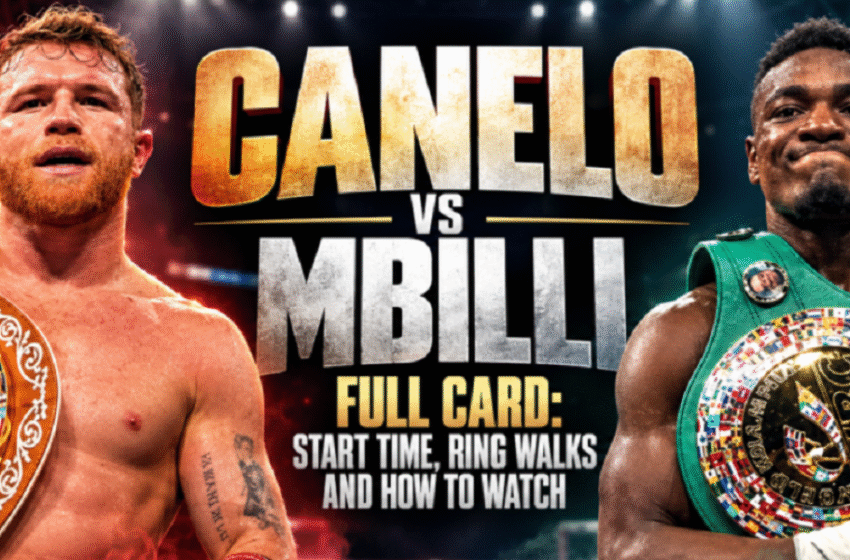  Ini Jadwal Lengkap Megatarung Canelo Alvarez vs Chrisatian Mbilli di Arab Saudi