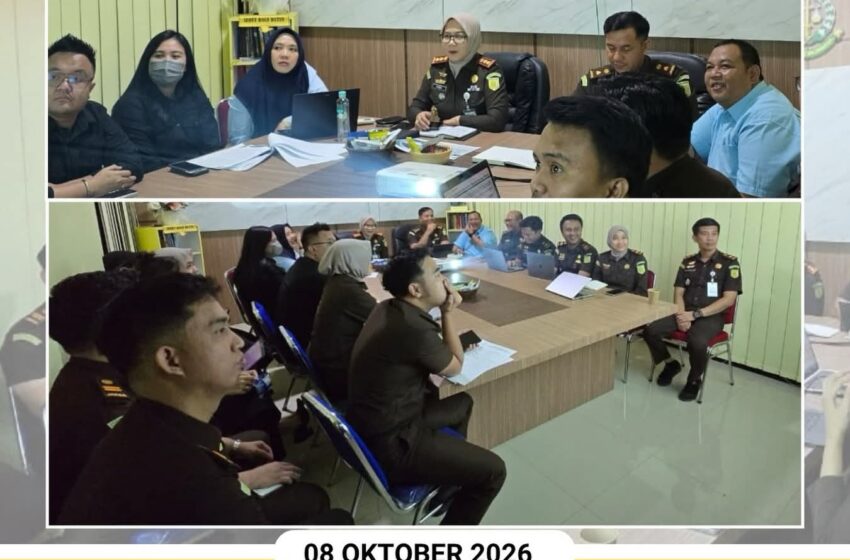  Ekspose Perkara Pidsus, Kejari Prabumulih Bahas Fakta dan Alat Bukti