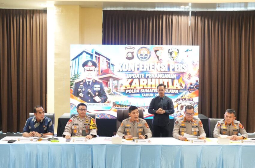  Bukan Cuma Individu, Polda Sumsel Bidik Korporasi dalam Kasus Karhutla