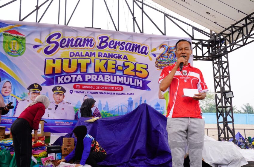  Semarak Hari Jadi Prabumulih, Sekda Elman Ajak Masyarakat Budayakan Hidup Sehat