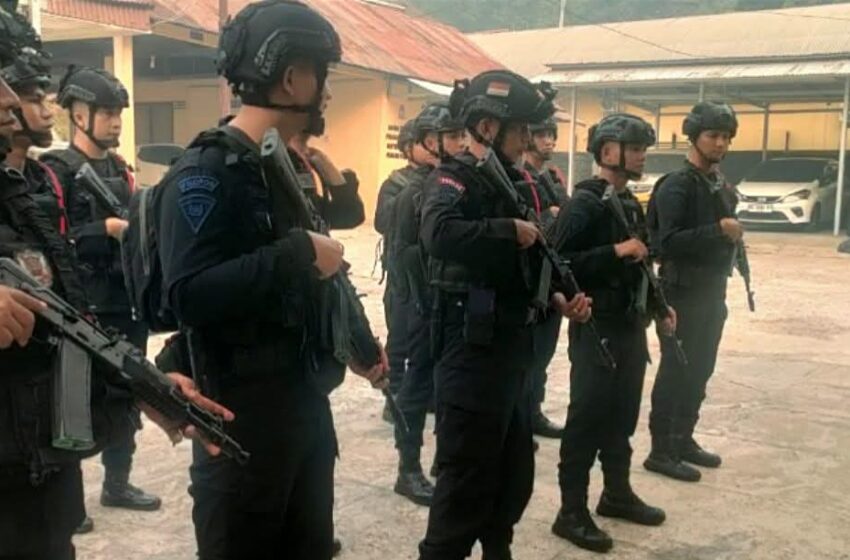  Cegah Curat hingga Curanmor, Brimob Polda Sumsel Perkuat Patroli di Palembang