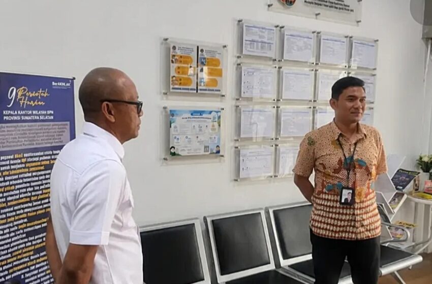  Ombudsman RI Nilai Kepatuhan Pelayanan Publik di Kantor Pertanahan Prabumulih