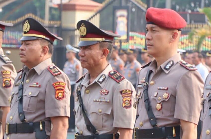 Sertijab Empat Pejabat Polres OKU Timur, Kapolres Sampaikan Apresiasi dan Harapan
