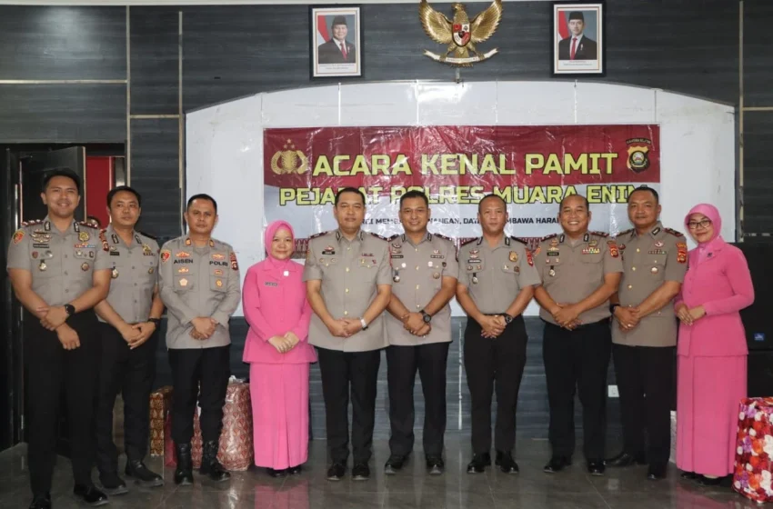  Kapolres Muara Enim Pimpin Sertijab, IPTU Zulkarnain Emban Amanah Baru
